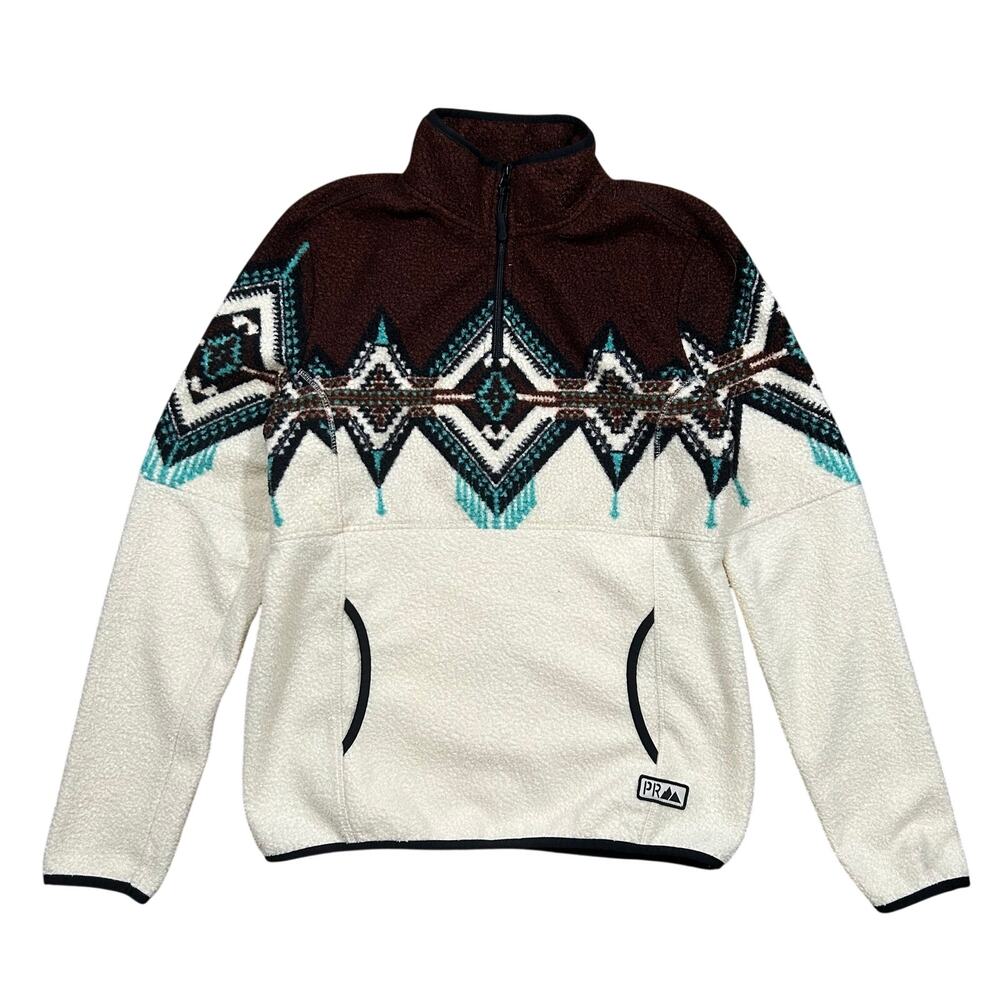 Powder River Outfitters Fleece Jacket Women’s XL Aztec Southwestern Style